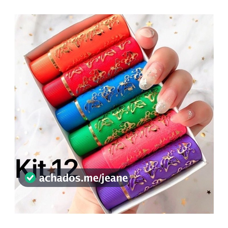 Kit Unidades Batom mágico 24 horas