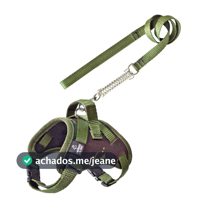 Peitoral de passeios  para cachorros pequenos -Shih Tzu -Pug -Fox Paulistinha -Poodle