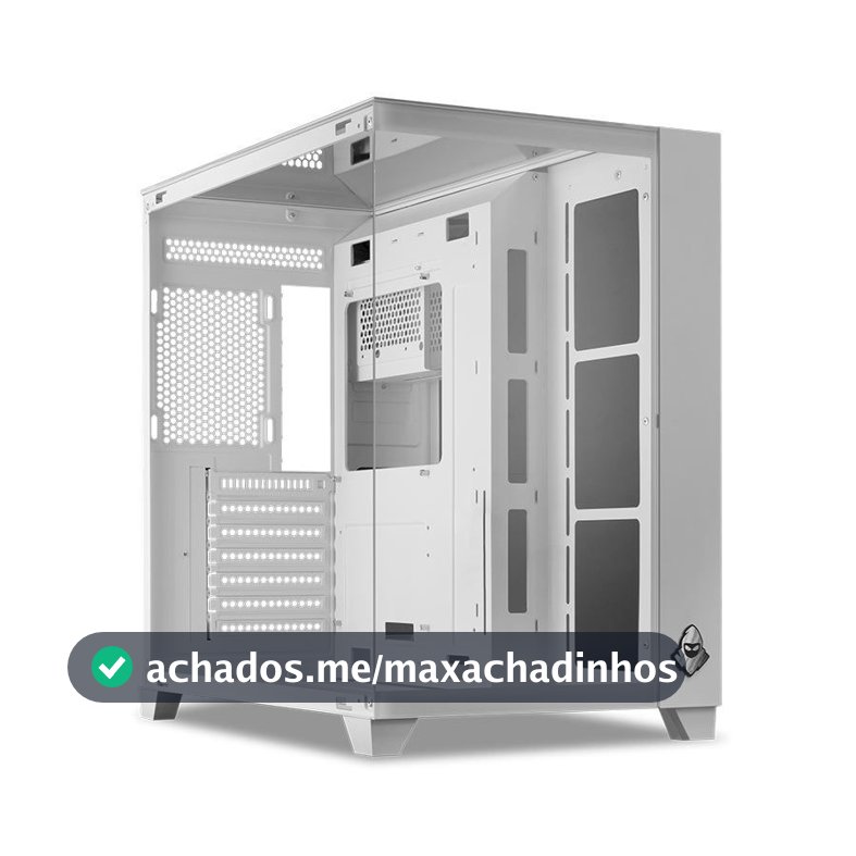 Gabinete Gamer Mancer CV550, Mid-Tower, Lateral de Vidro, Branco, MCR-CV550-WH