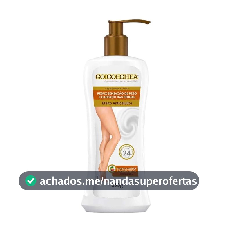 Goicoechea Creme Para Pernas Efeito Anticelulite 350g