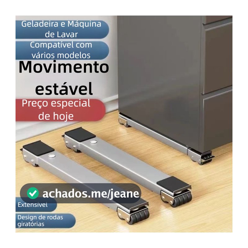 Suporte De Base Com Rodinha Para Geladeira Fogão E Máquina De Lavar Lousa Base  Ajustável