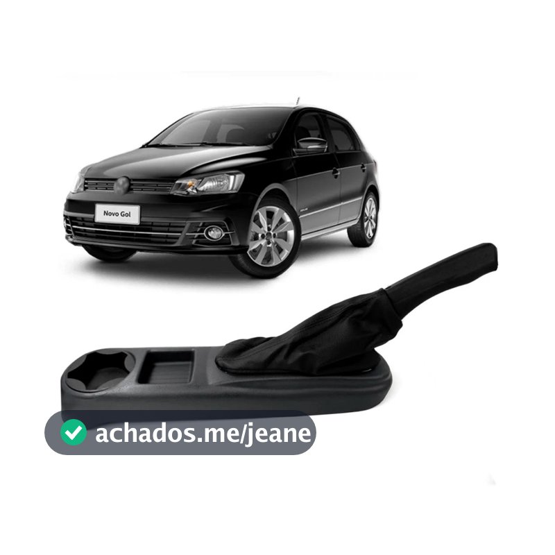 Prolongador Console Gol Voy Sav G4 G5 G6 C/ Coifa ou Sem coifa - Freio Mão Cinca ou Preto