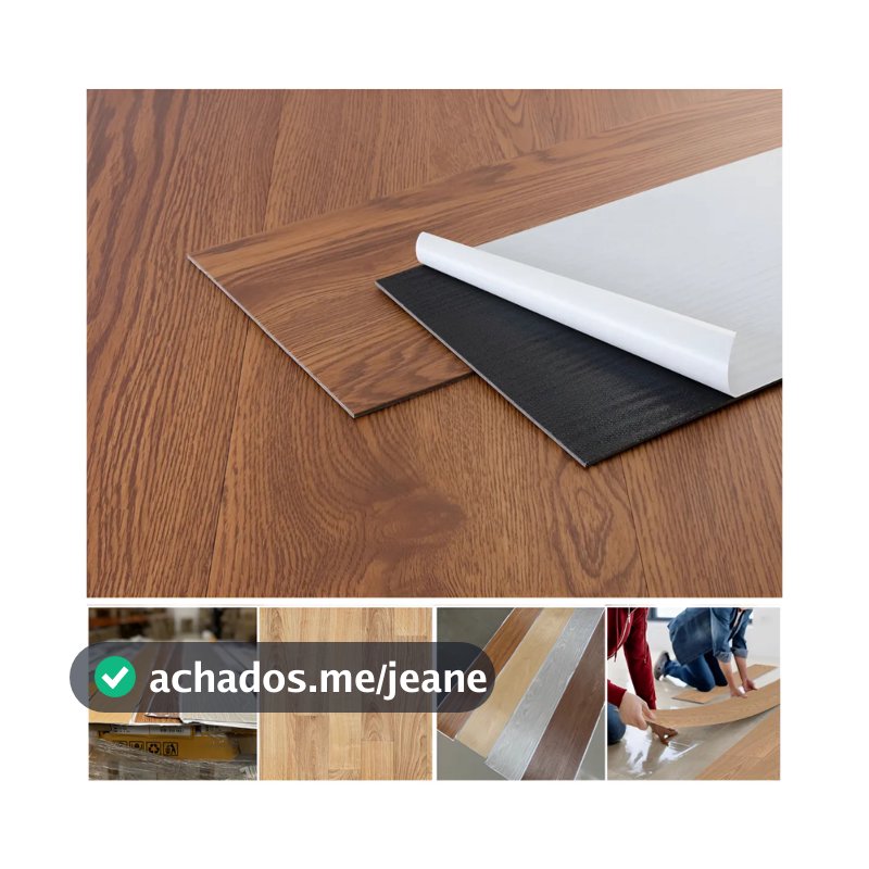 36 PC Piso Painel Revestimento Vinílico Adesivo Lavável Madeira  91,4x15,2cm