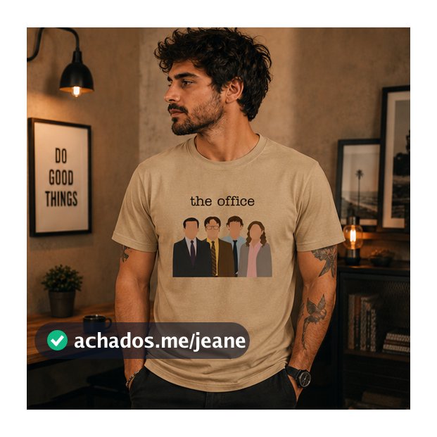 Camiseta The Office Masculina 100% Algodão Estampa Premium Unissex Série