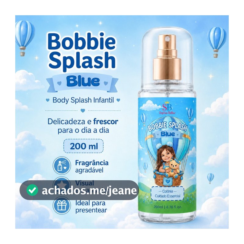 Body Splash Infantil Blue Sophia Bellar 200ml –Cuidado Essencial