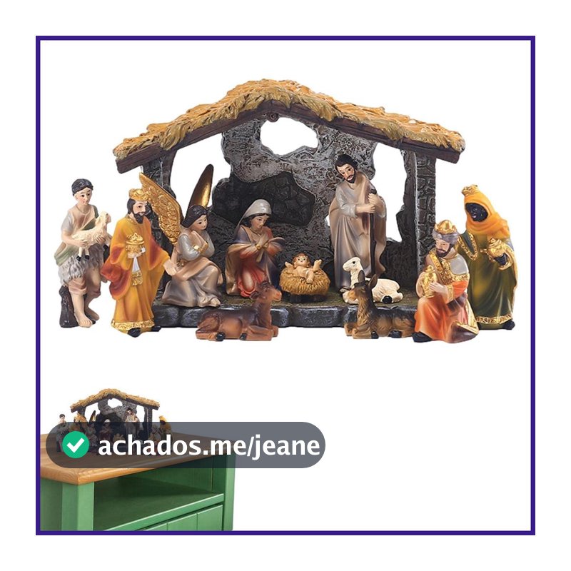 Presépios De Mesa 12 Peças Resina Festiva Manjedoura Estatuetas Presépio Decoração Para Casa Sala De Estar bsurlbr