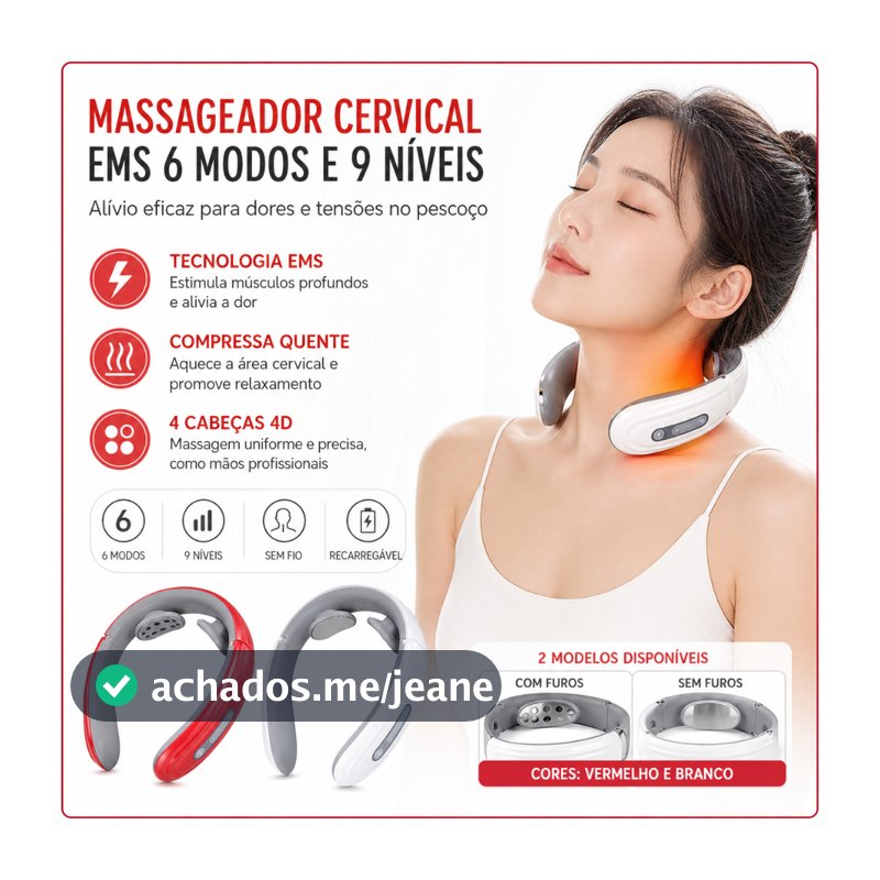 TENS pulso pescoço massageadores cervicais elétricos inteligentes alívio da dor EMS relaxamento muscular amassamento