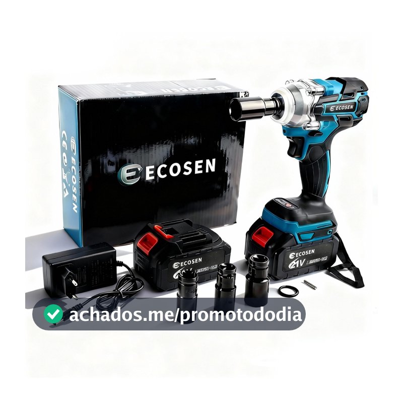 Chave De Impacto Parafusadeira Furadeira 2 Baterias 21v
