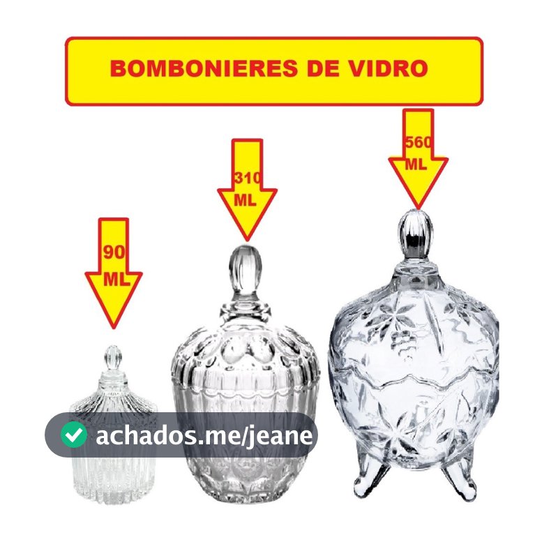 Bombonieres Baleiro De Vidro 560ML Com Tampa 310ML 90ML Elegantes Chiques Decorativos universal