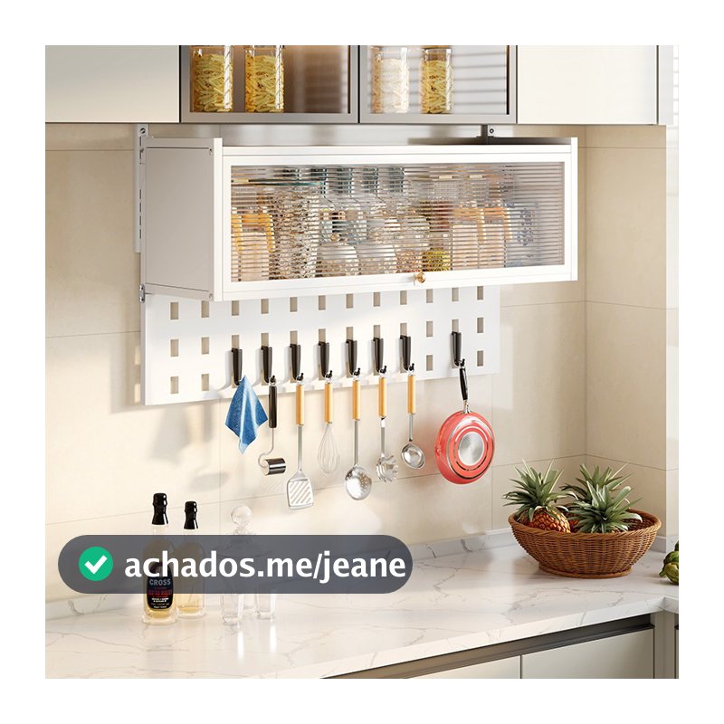 Armário De Temperos Metálico Totalmente Montagem Na Parede Armário de Parede