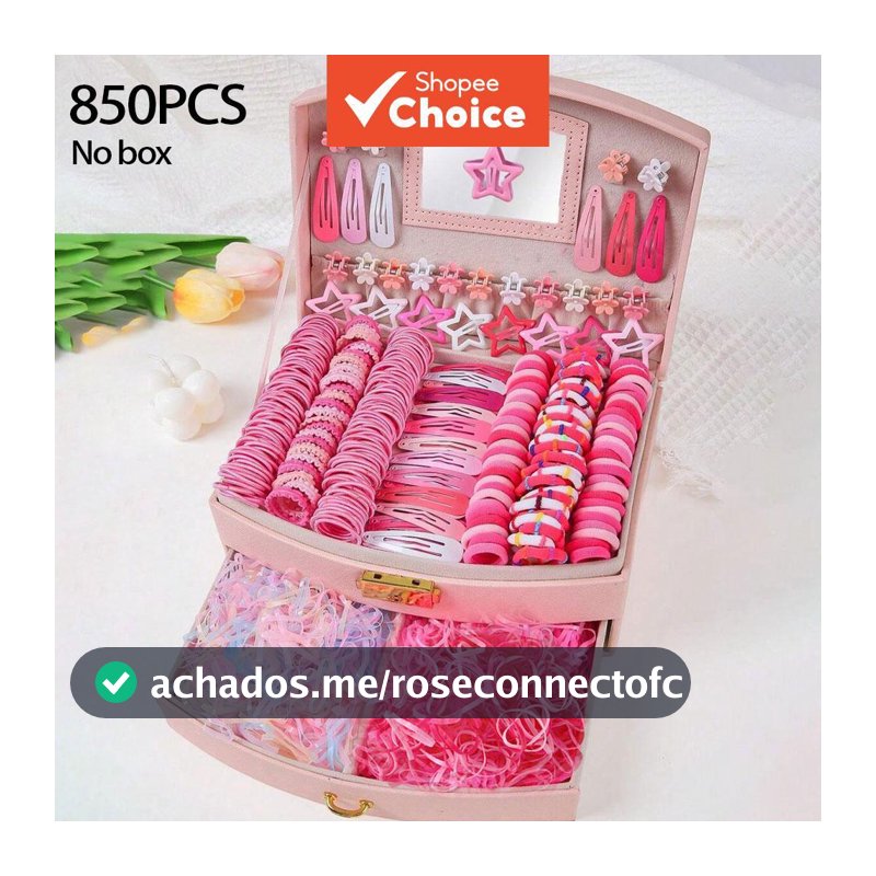 Conjunto De Acessórios De Cabelo Presente De Festa Da Moda Para Meninas 850 Unidades