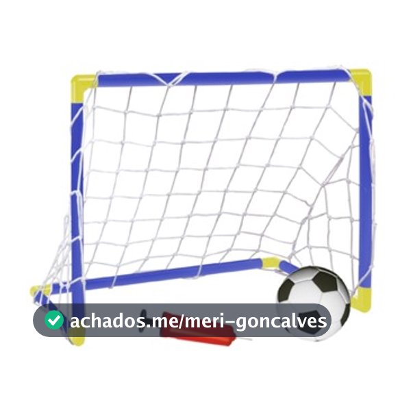 Kit Golzinho Mini Trave Futebol Infantil Gol Brinquedo para Criança Bola e Bomba de Ar