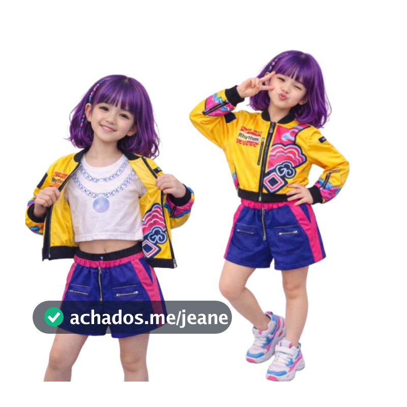 Fantasia Guerreira Kpop Huntrix mira, zoey e Rumi Luxo