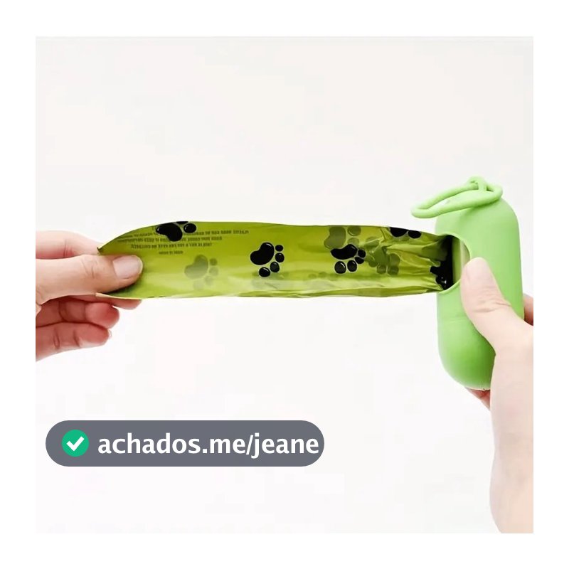 Kit Rolos Sacos De Lixo Para Cães  Saco Biodegradável Animais De Estimação , Cocô De Cachorro Com Dispenser