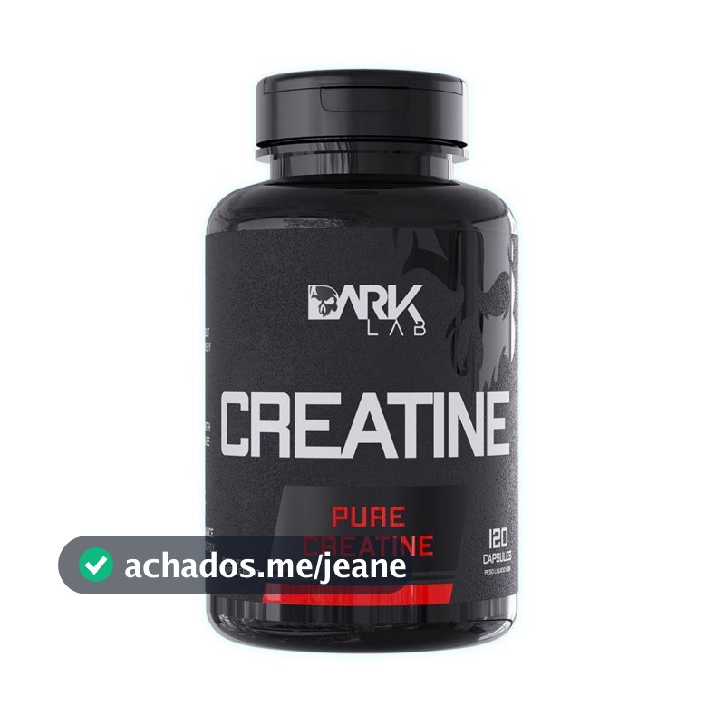 Creatina Monohidratada 100% Pura 120 Cápsulas Dark Lab - Creatina Pura em Cápsula