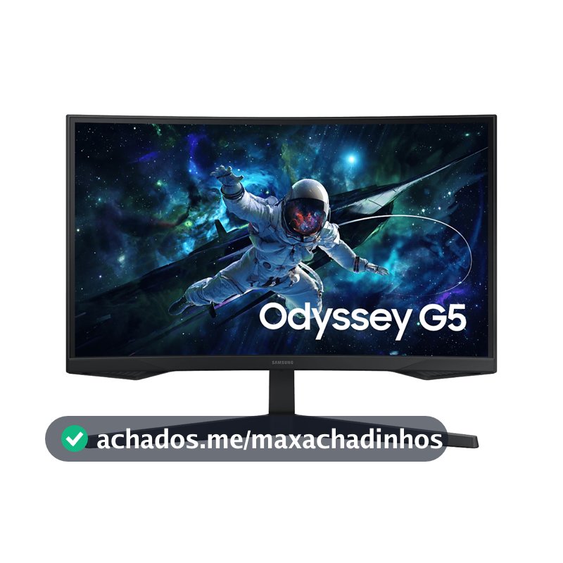 Monitor Curvo Gamer Samsung Odyssey G5 32" QHD 165Hz HDMI