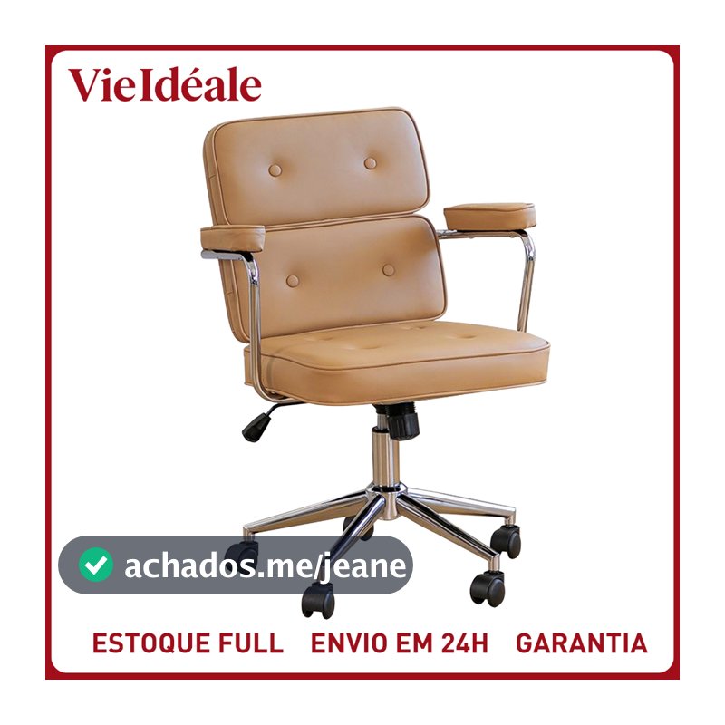 Cadeira De Escritório Giratória Super Luxuosa Para Diretor