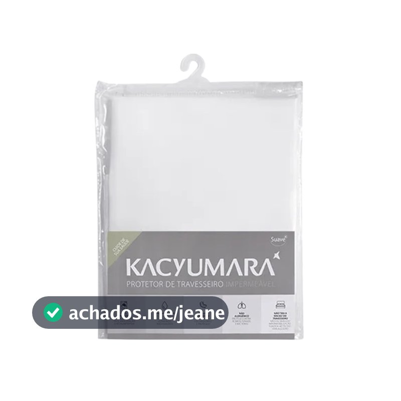 Protetor De Travesseiro Algodão Impermeável Kacyumara