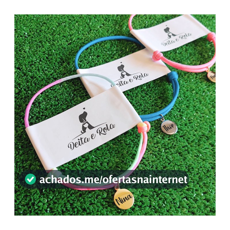 Coleira Com Plaquinha de Identificação PET Gravada Nome e Contato Regulável Confortável