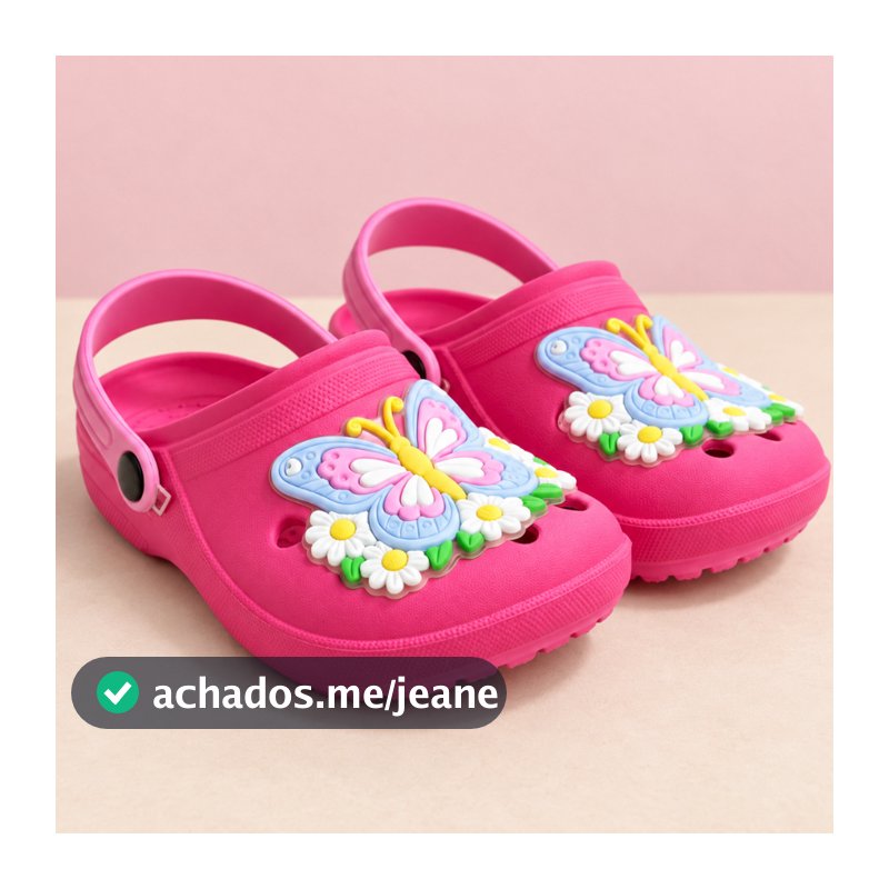 Sandalia  Infantil Menina Babuche Papete Chinelo