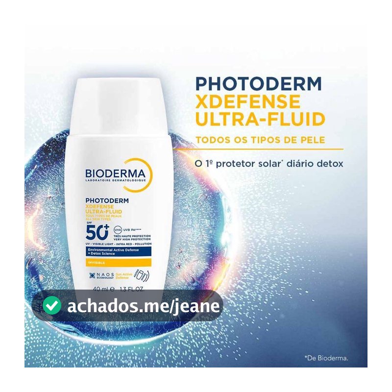 Bioderma Photoderm X-Defense Ultra Fluid FPS 60 – Protetor Solar Facial 40ml