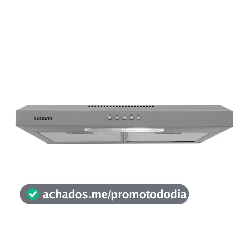 Depurador Slim Suggar 60cm 3 Velocidades Prata DPS161PR/DPS162PR