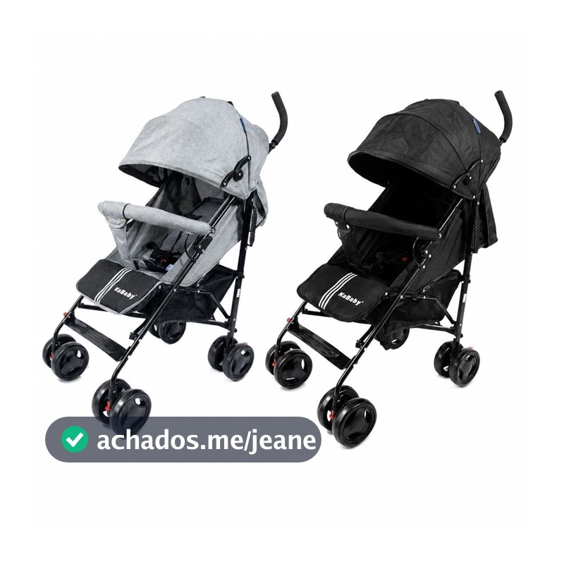 Carrinho de Bebê Guarda Chuva Luvy Reclinável Dobrável Com Cesto Cinto e Capota 0 a 15kg