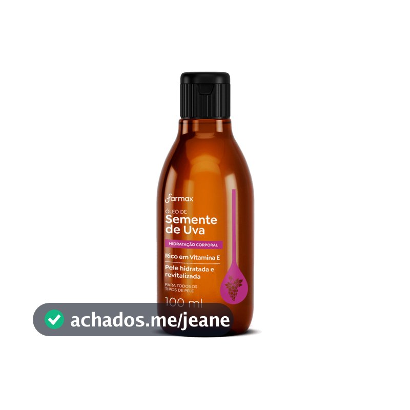 Óleo Capilar E Corporal Farmax Semente De Uva 100ml