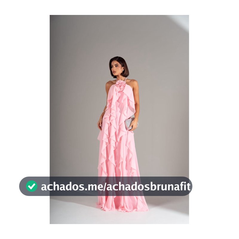 Vestido Festa Elegante Chiffon (Entrar Em Contato Com O Vendedor Antes De Solicitar)