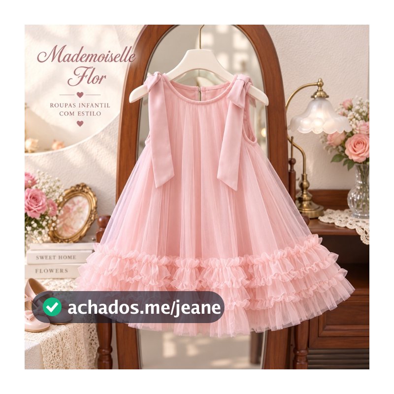 Vestido De Verão Para Meninas Com Estrelas Cintilantes Tule Sem Mangas 1-11 Anos