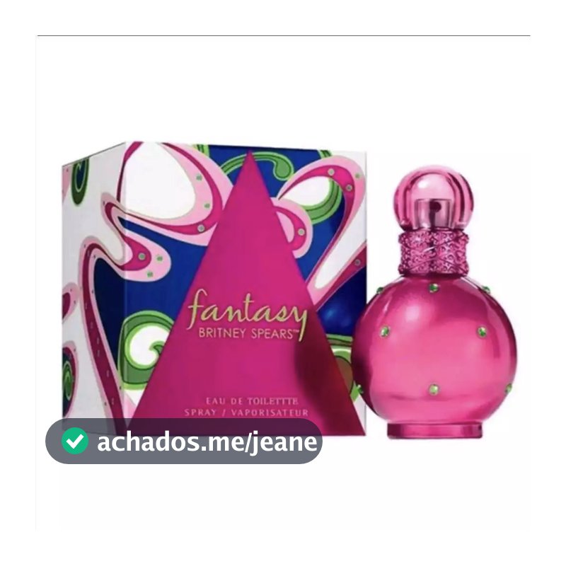 Perfume Fantasy Britney Spears 100ML EDP 100% Original Feminino Eau de Parfum