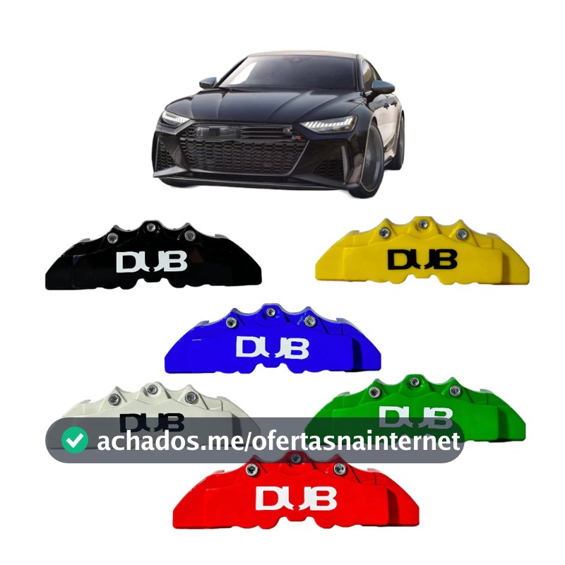 Kit 1 Par (2 Capas) Capa Pinça de Freio Dub Esportiva Aro 15 a 28