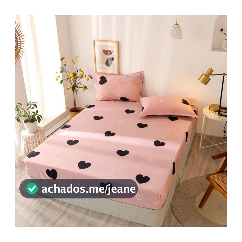 Jogo Lençol Casal e Queen Kit 3 Peças, Solteiro 2 Peças Lençol Com Elástico e Fronhas Estampa Sortidas Promoções !!