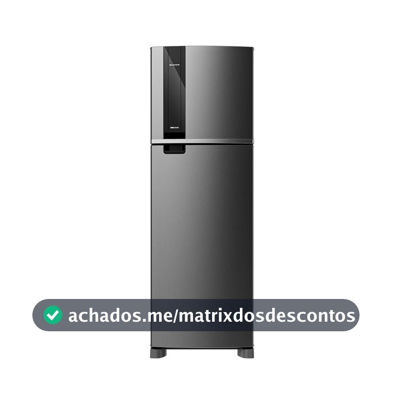 Geladeira Frost Free Duplex 415 Litros cor Inox Brastemp - BRM51MK