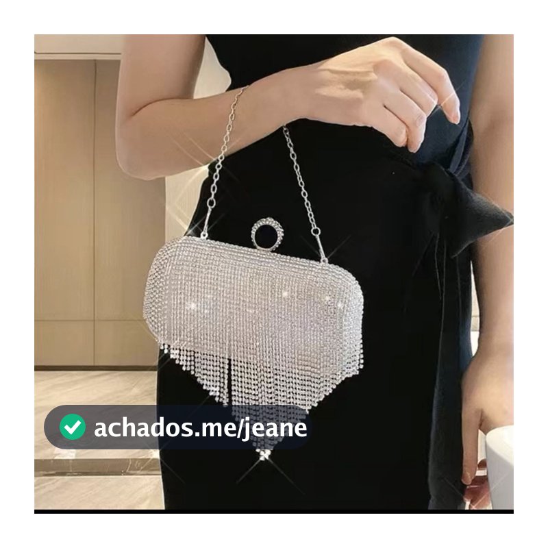 Nova bolsa de alta qualidade com diamantes e strass bolsa de noite bolsa de festa brilhante feminina cyc 8602