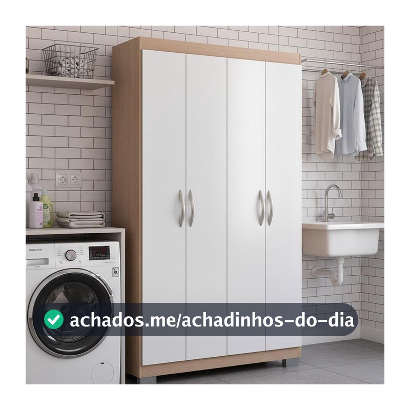 Armário Multiuso Ditália 4 Portas DM-580