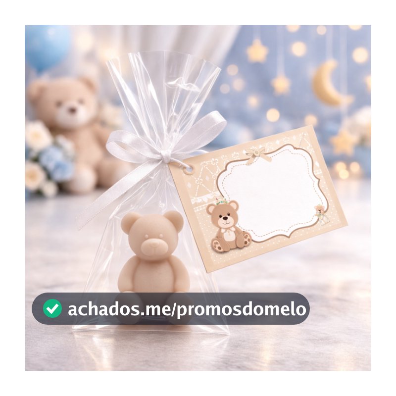 25 Lembrancinhas Sabonetes Perfumados Cha de Bebe ursinho (SABONETES)
