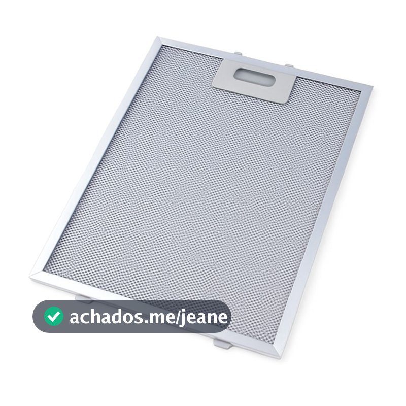 Filtro Fischer 17845 Original Para Coifa Inox 33,5x32cm – Lavável e Durável