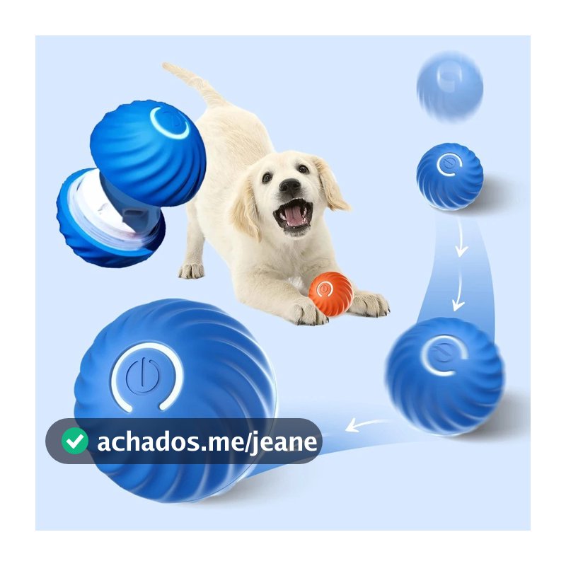 Bola De Brinquedo Eletrônica Interativa Para Animais De Estimação Móvel USB