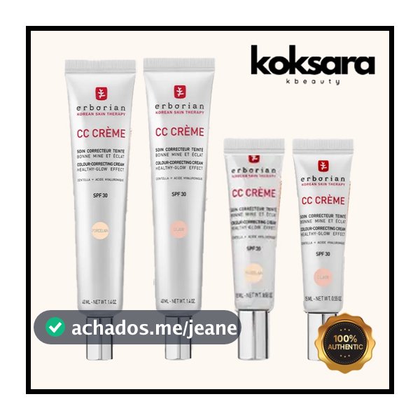 Erborian CC Cream 15ml, 40ml – 2 colors
