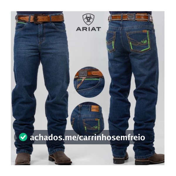 CALÇA COUNTRY JEANS  MASCULINA RODEIO E AMERICANA LACO COWBOY JEANS GROSSO E LANÇAMENTO JEANS GROSSO