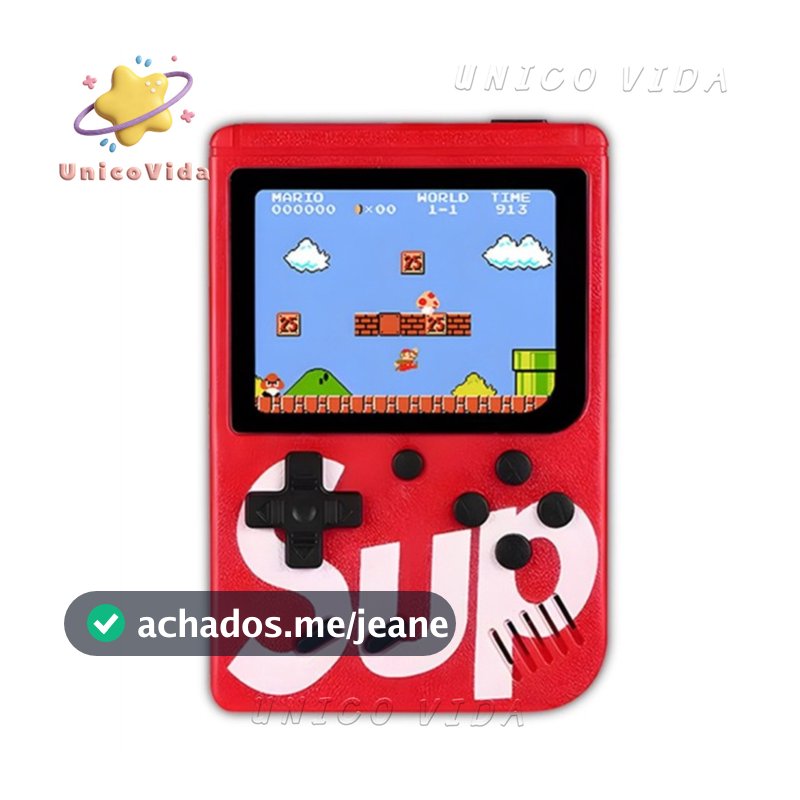 Mini Game Retrô Portatil Nintendo 400 Jogos Antigos Anos 80 | UnicoVida