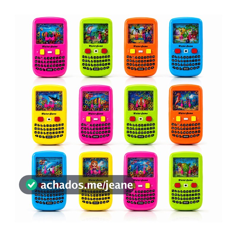 Kit 12  Jogo Brinquedo Aquaplay de celular Educativo Atacado
