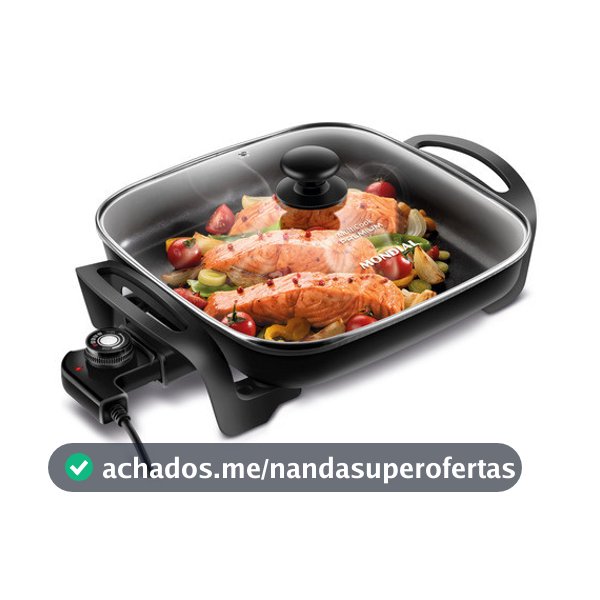Panela Elétrica Grill PE-49 Mondial 1200W 4 Litros MultiCook