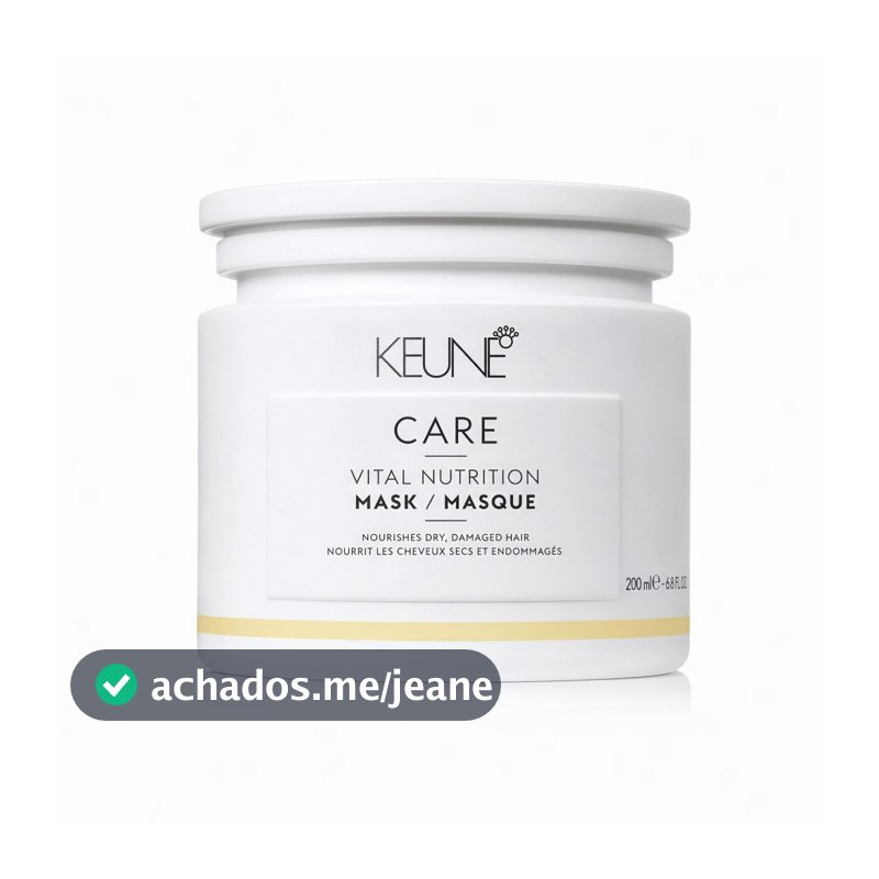 Máscara de Nutrição Keune Care Vital Nutrition - 200ml