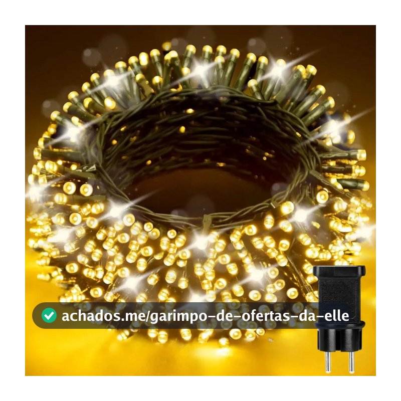 Pisca Led Cordão Estrobo 40 Metros 1400 Leds Decoração Natal