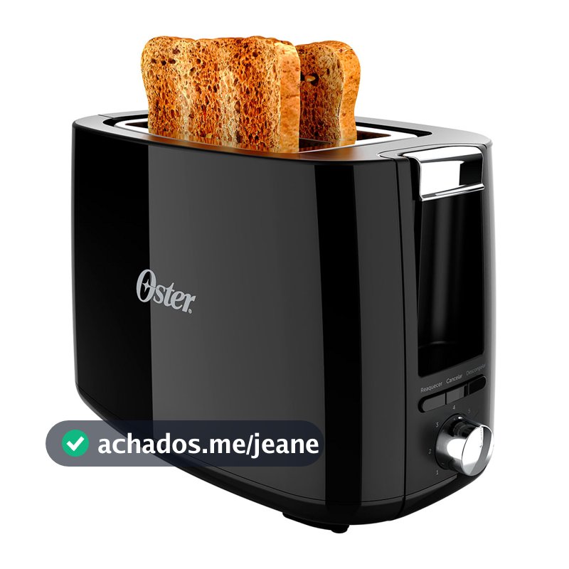 Torradeira Oster Black Simple Life