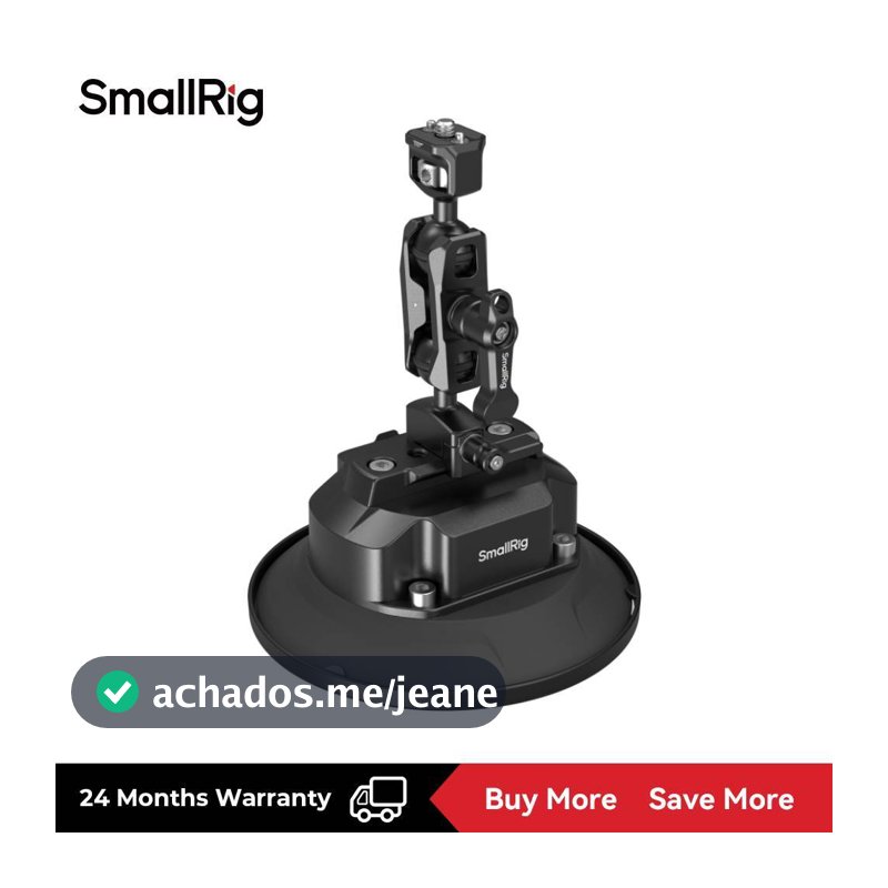 Kit De Suporte De Montagem De Ventosa Elétrica SmallRig 5 " Para Veículos 5399
