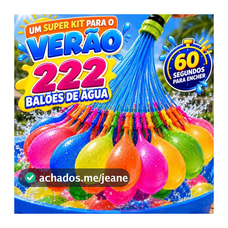 Balão de Água Guerra de Bexiga 37/111/222 Splash Ball Brincadeira de Verão Encha Balões Rápido