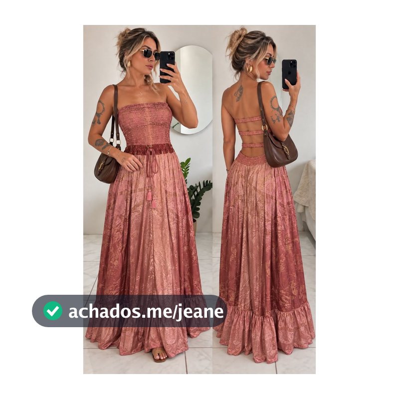 Vestido feminino SEDA Com lastex no busto e costa aberta GOLD ,Fios de ouro